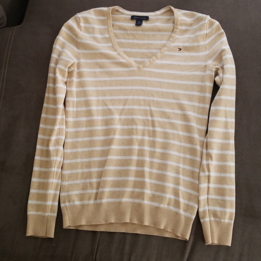 EUC Tommy Hilfiger striped sweater